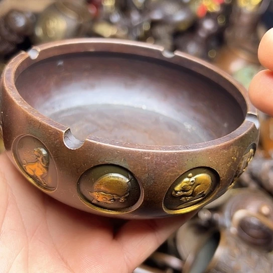 铜制工艺把玩摆件