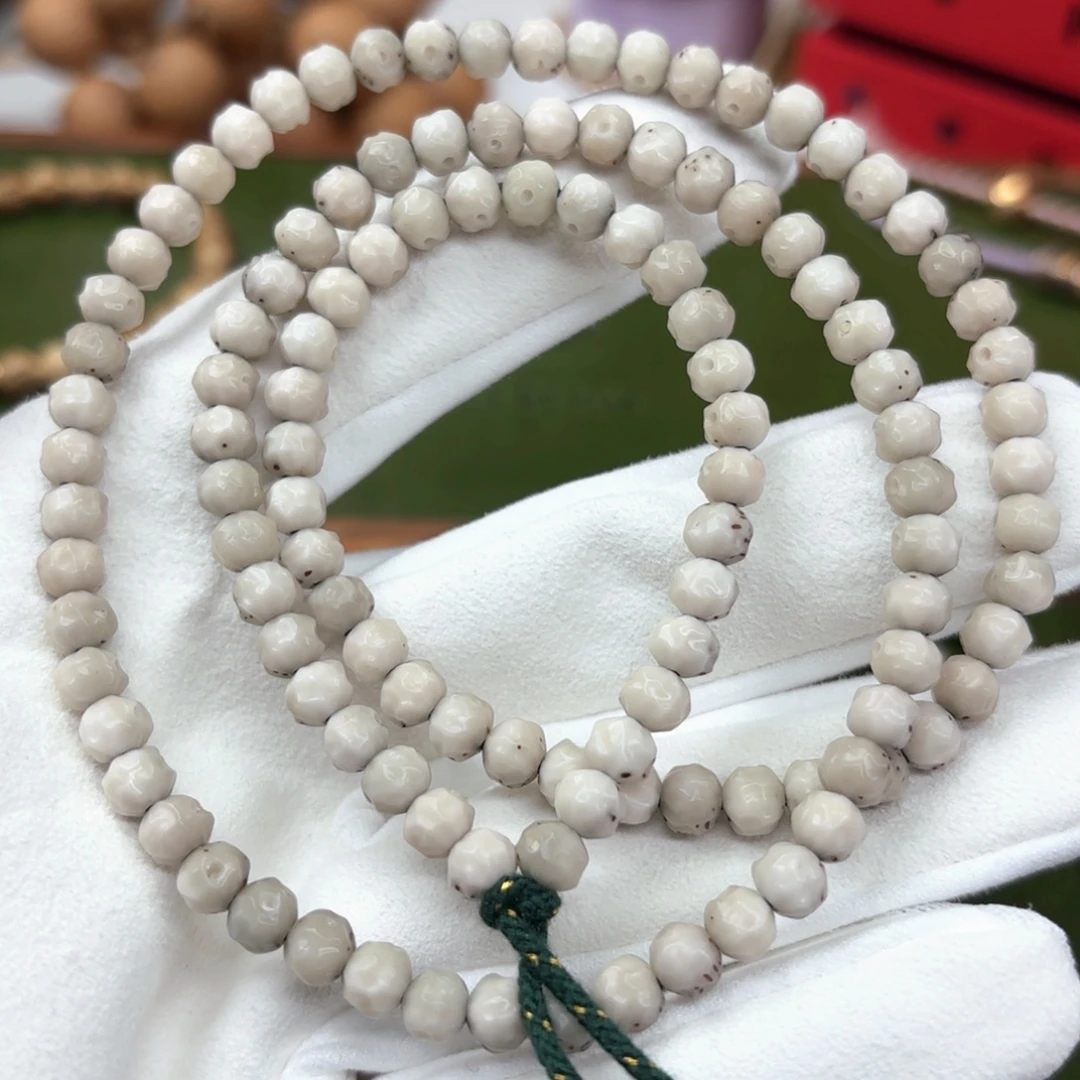 星月菩提吊坠6改通体二次圆108双金标