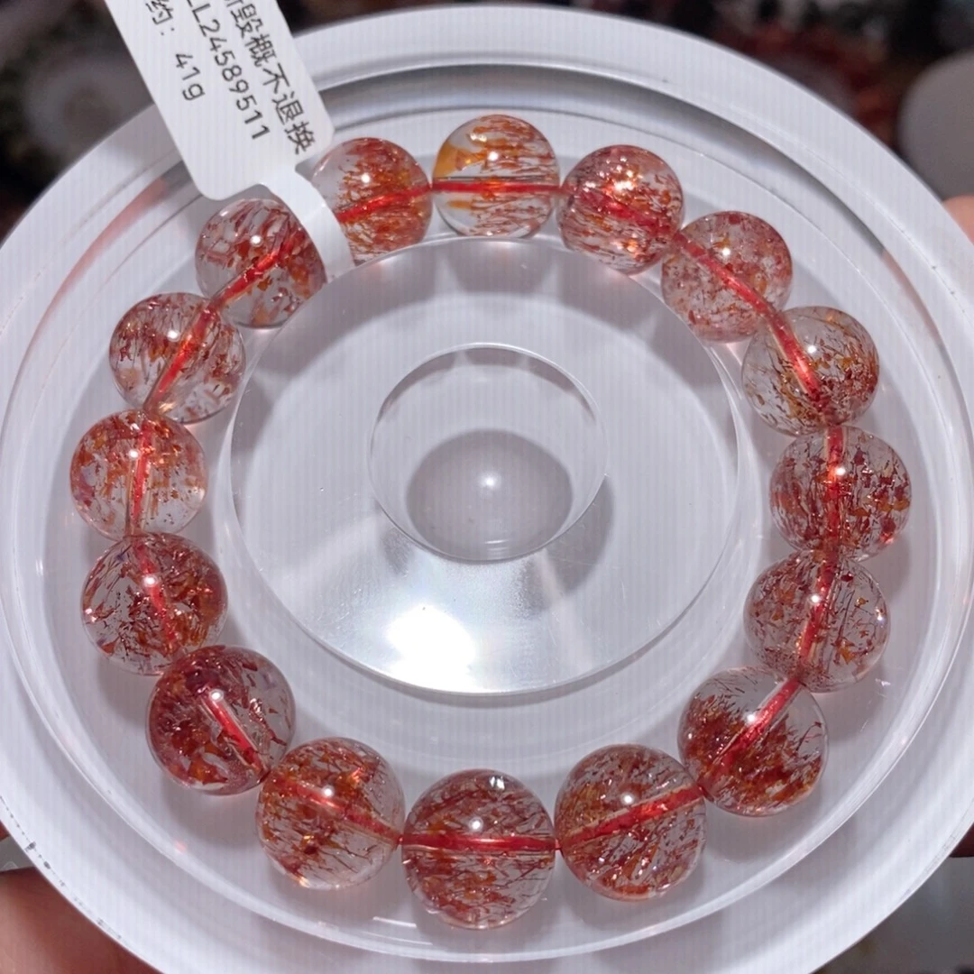 水晶手链未镶嵌F金草莓12
