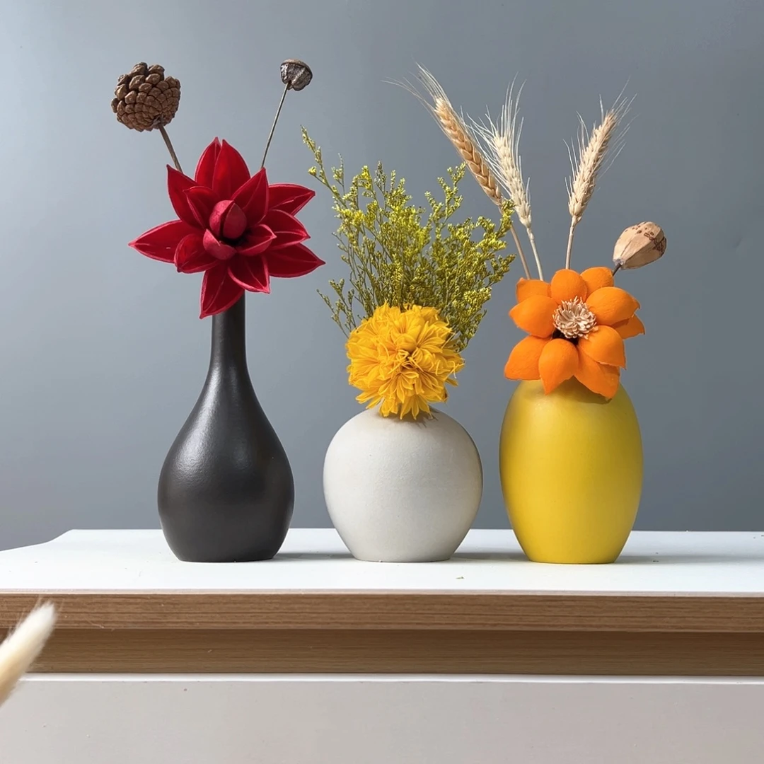 瓶花瓶带花高度20-30厘米左右