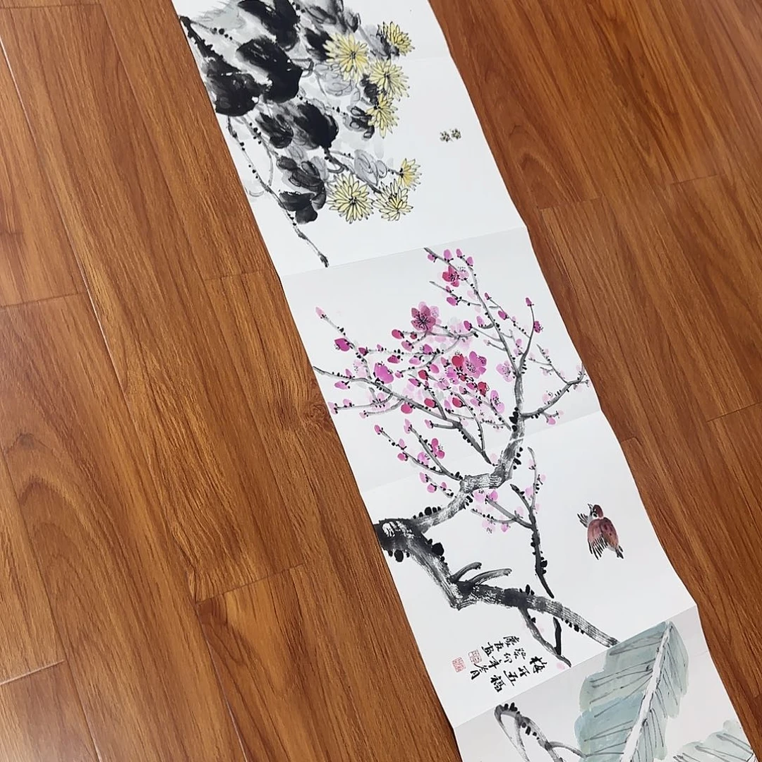 红***里国画庆友老师国画精品
