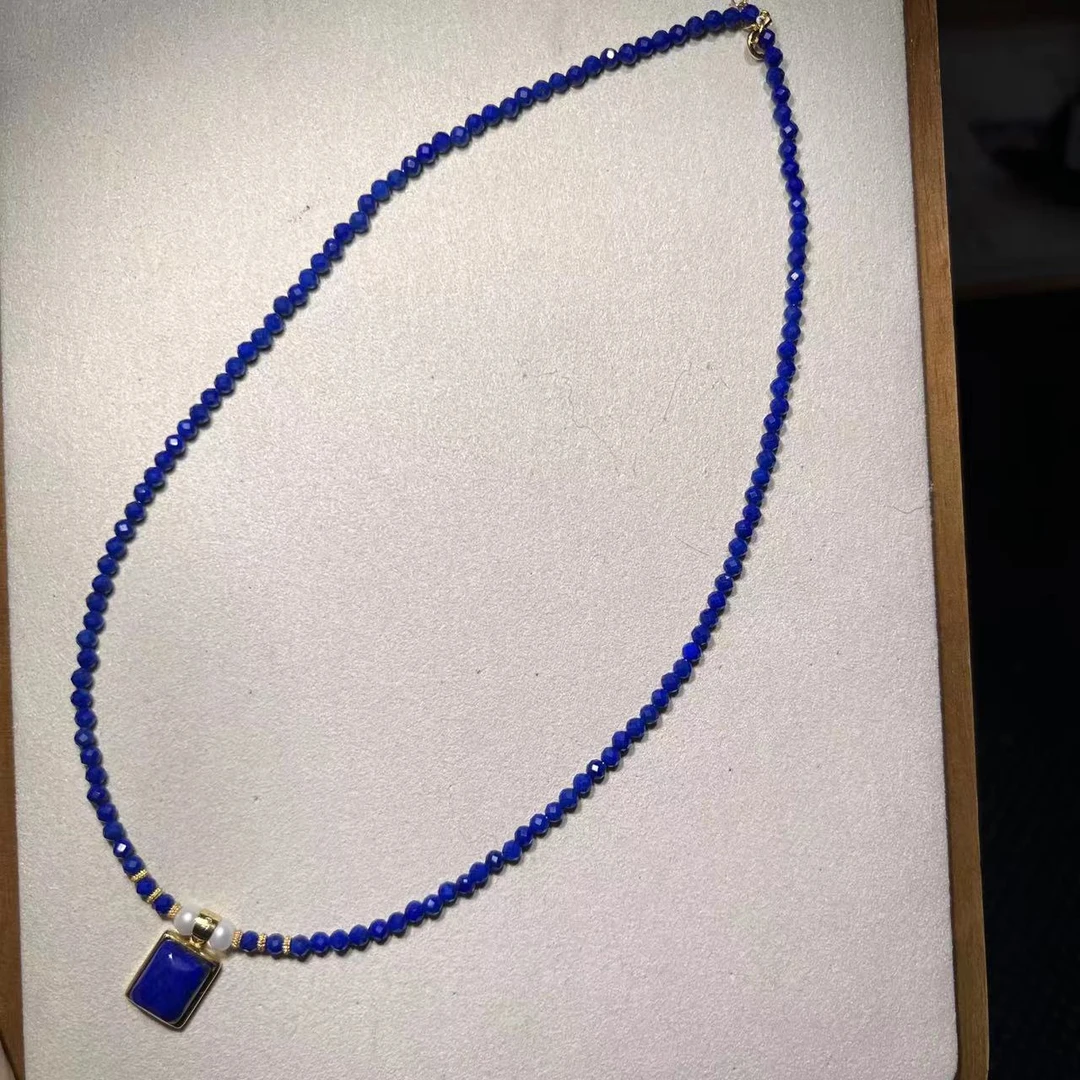 青金石切面项链3m KT24040223