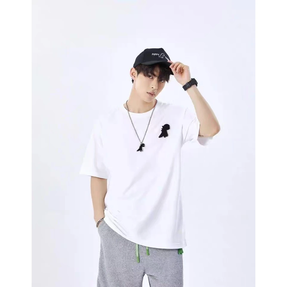 【OY】HK潮牌小恐龙ins夏季宽松纯棉短袖T恤（男女同款801）