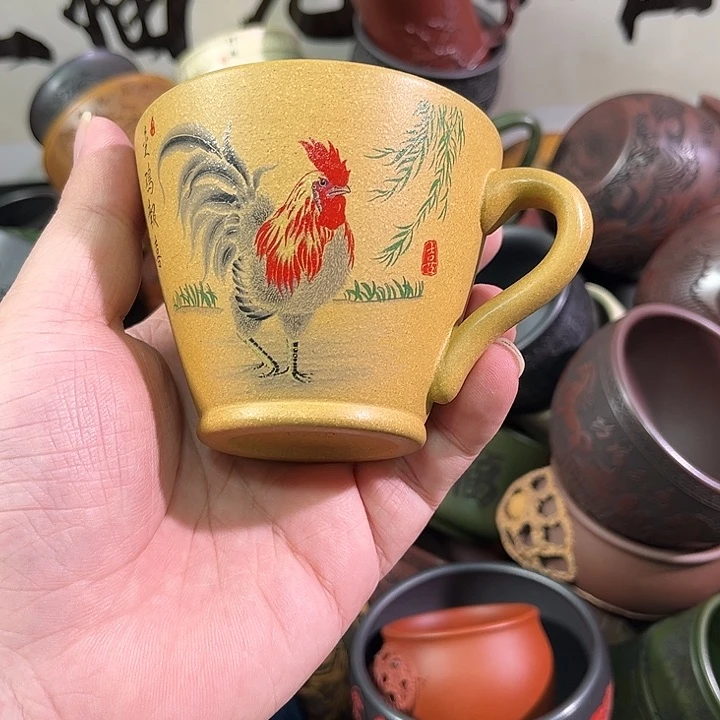 茶杯紫砂全手工紫砂主人杯