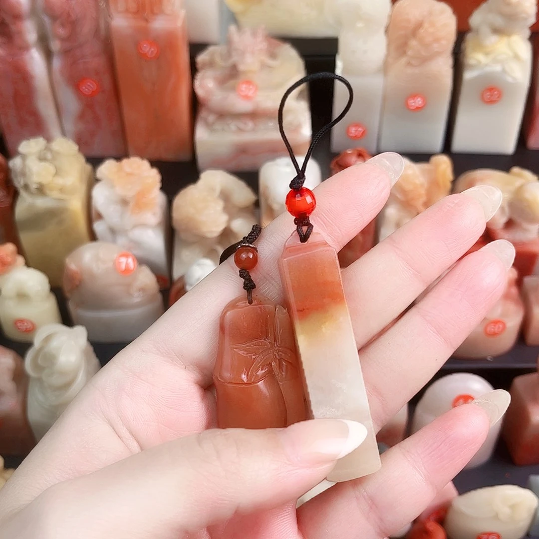 寿山石印石时***?竹节的