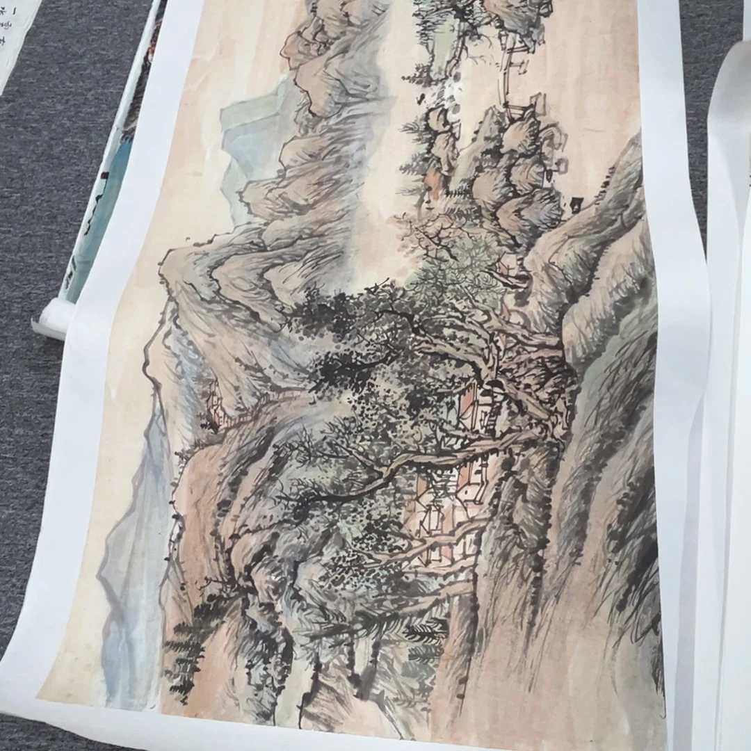 春***明国画绘画作品多次参加全国美展
