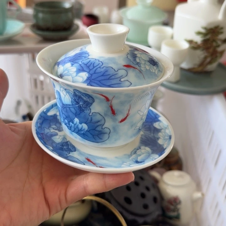 微瑕陶瓷茶具茶杯茶壶