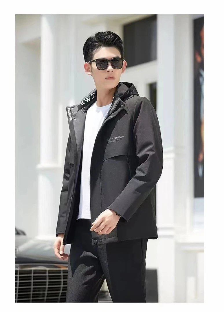 男款冲锋衣派克外套