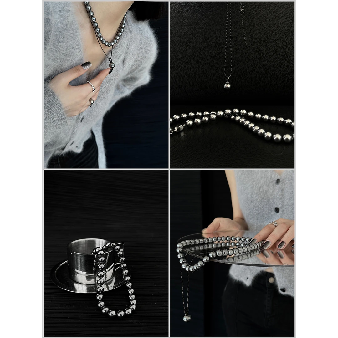 非金属仿珍珠项链 12.09 P1209Z2977 高级感可叠戴项链女百搭饰品