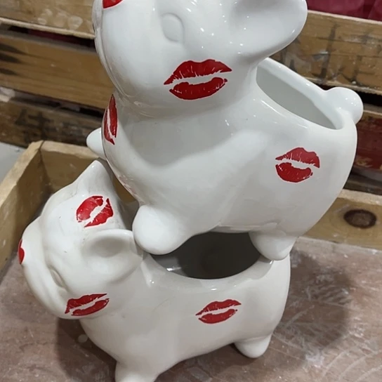 小****多肉绿植陶瓷花盆9.9包邮，有孔