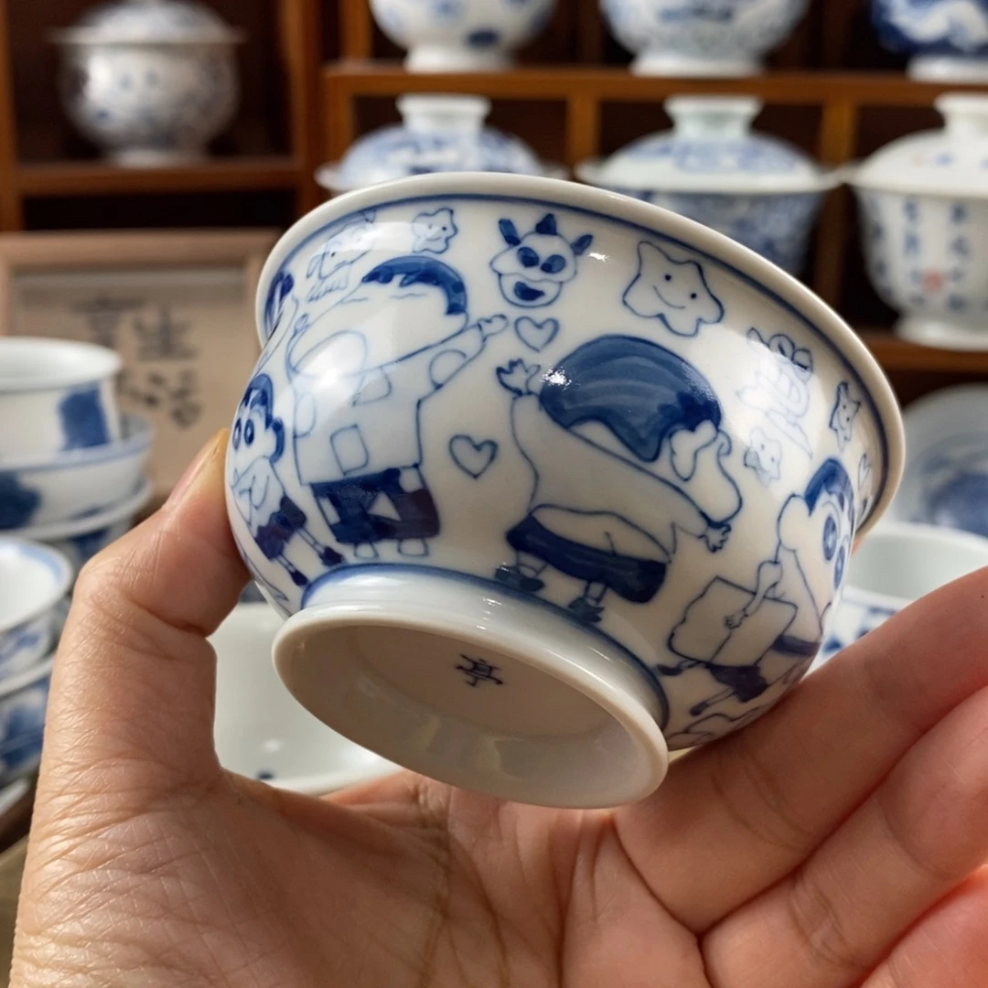 瓷片景德镇陶瓷手绘茶器225
