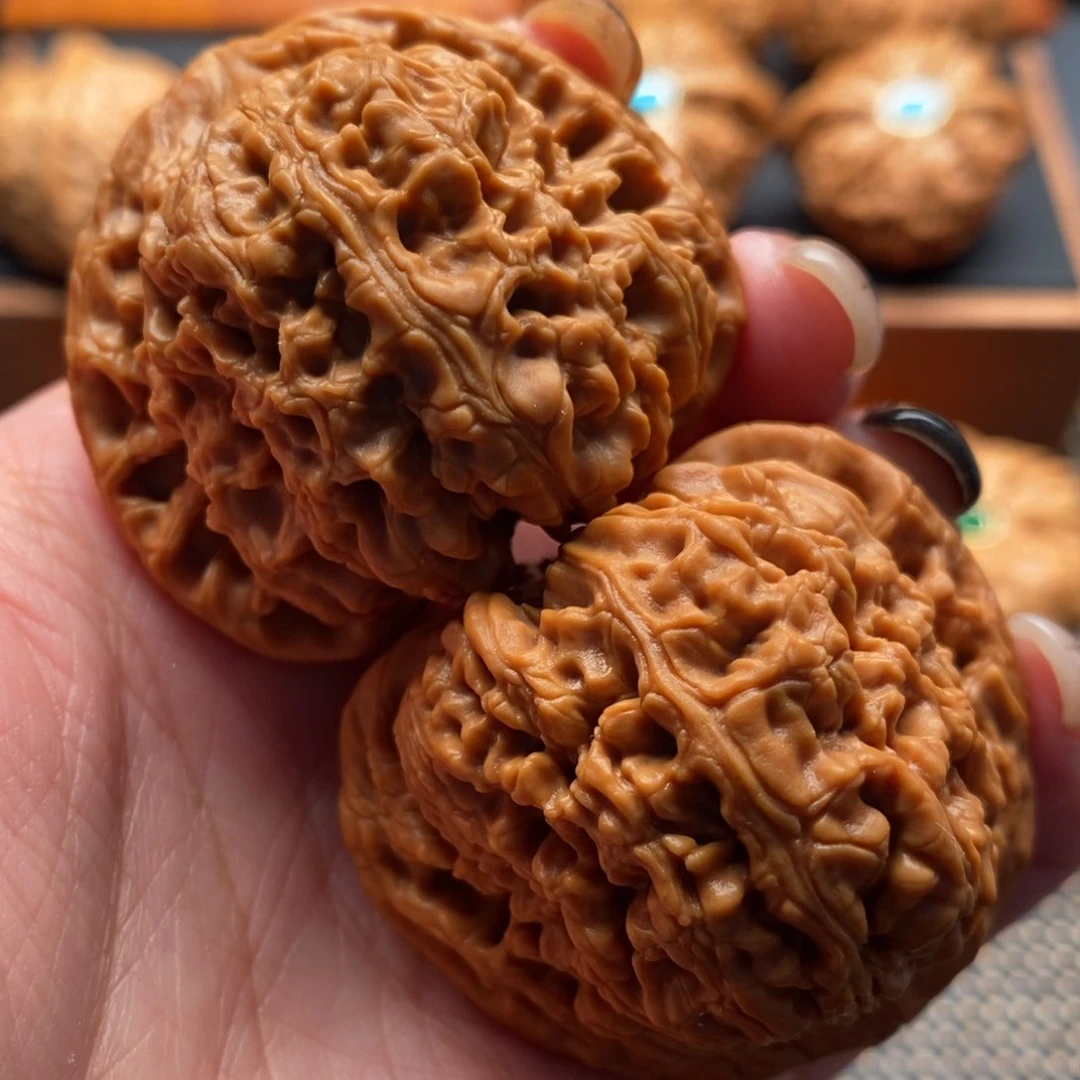 把件文玩核桃44尺寸全品南江石