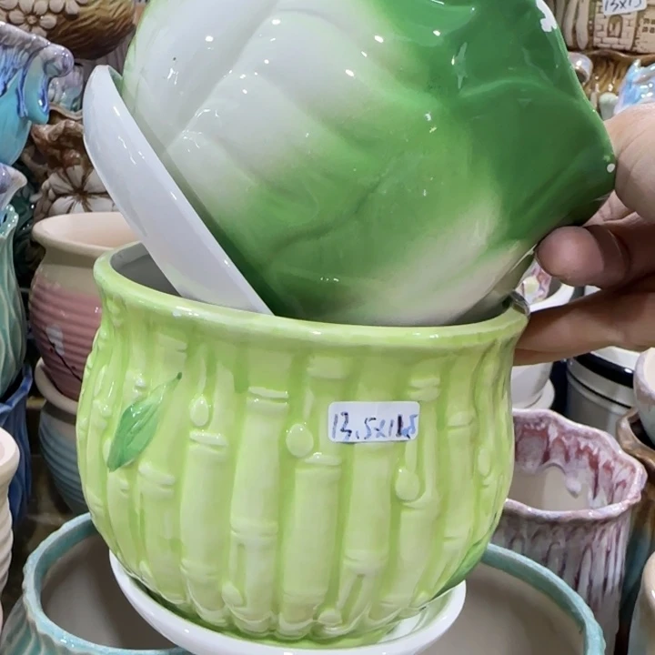 凑9块包邮，有孔花盆