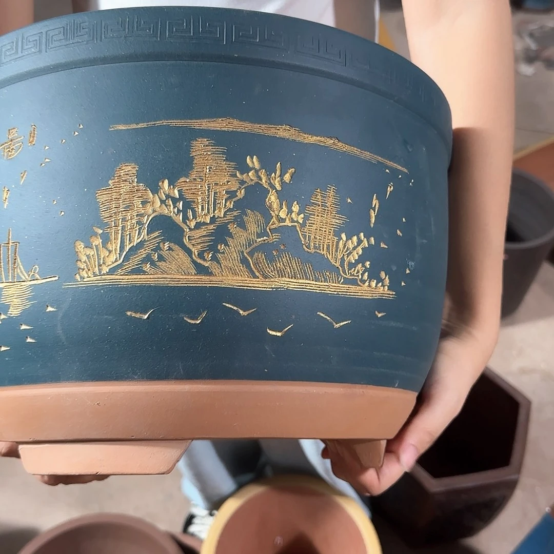 紫砂花盆口径口径31 21