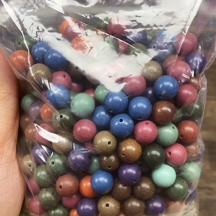 1.0多宝珠天然合香珠到手80颗打底微瑕