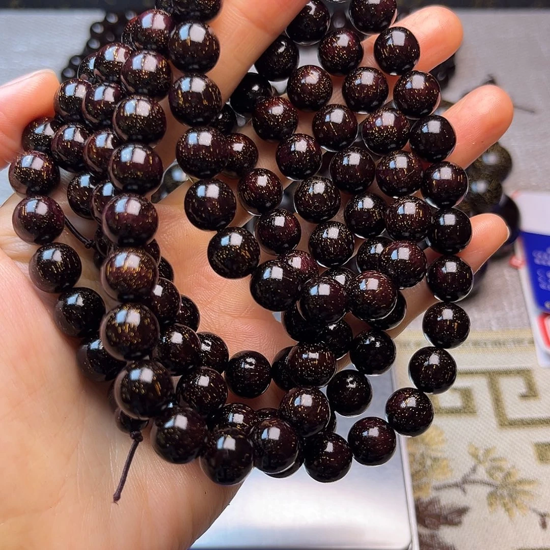 梵***梵檀香紫檀（小叶紫檀）1.0 108 爆星