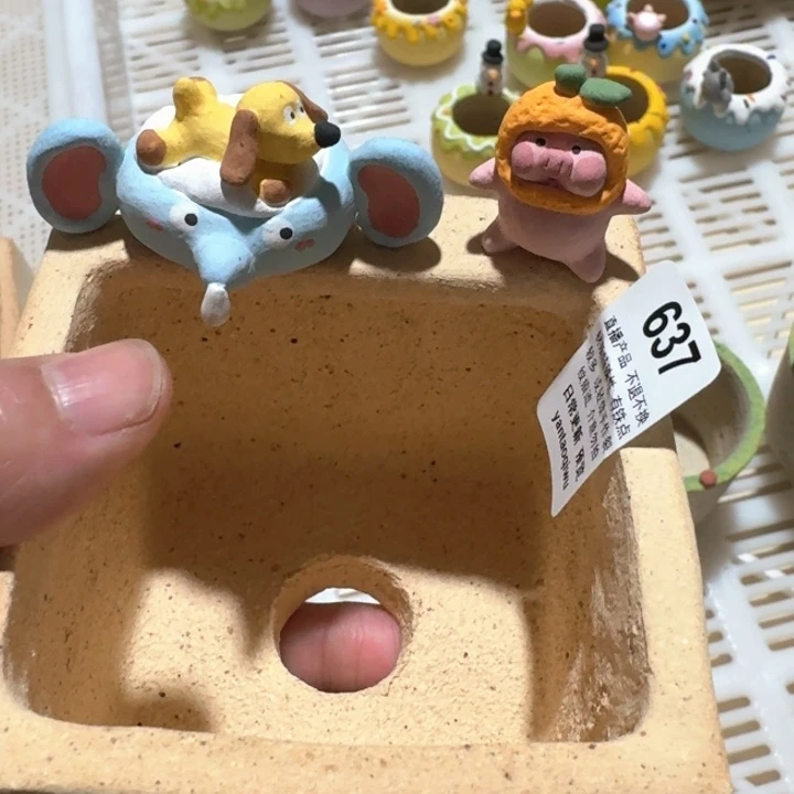 炏陶器物多肉花盆637