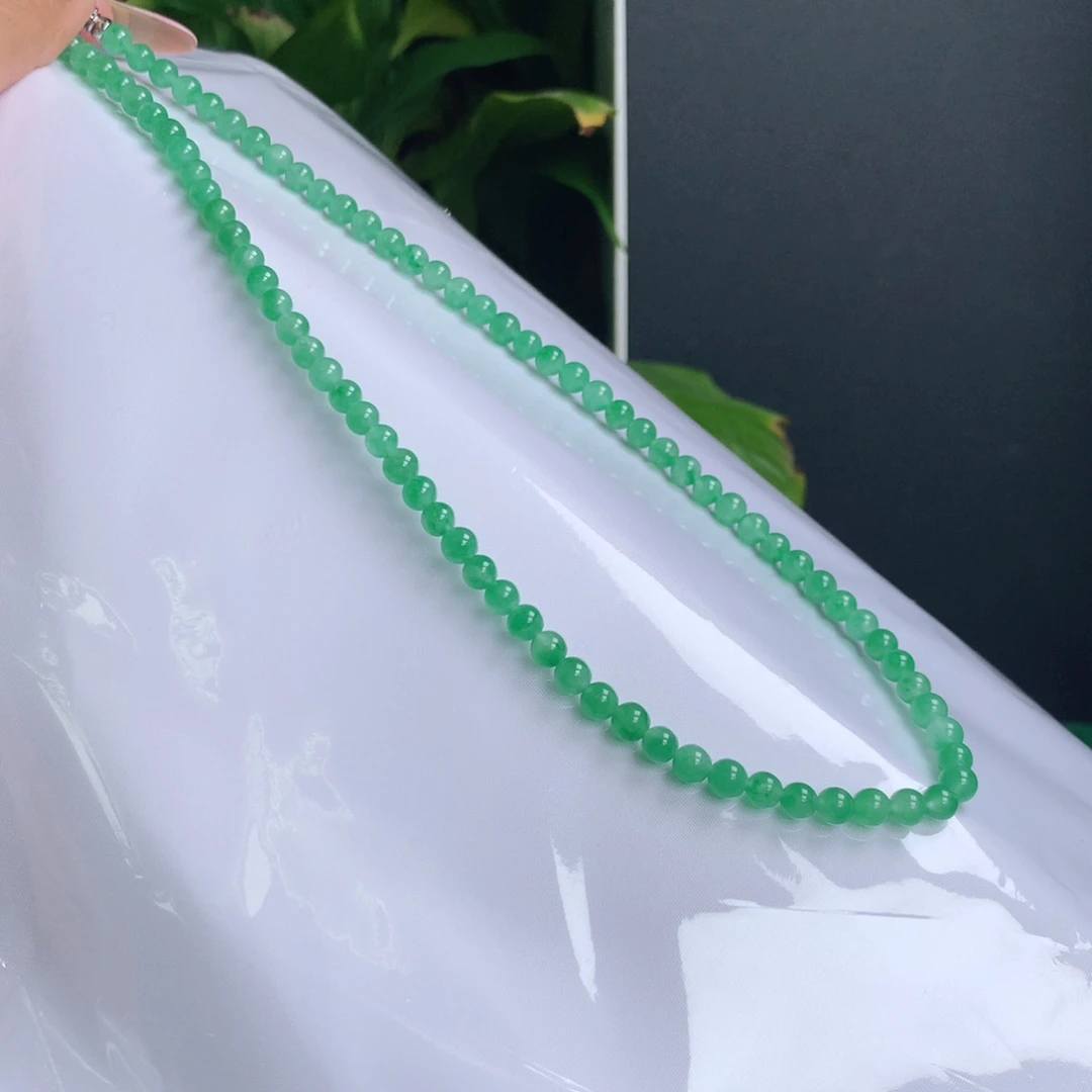 石英质玉未镶嵌项链