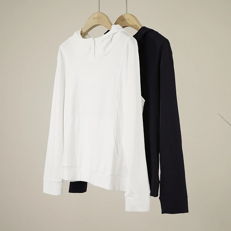 欧货连帽简约个性长袖卫衣女士上衣（250163）20594
