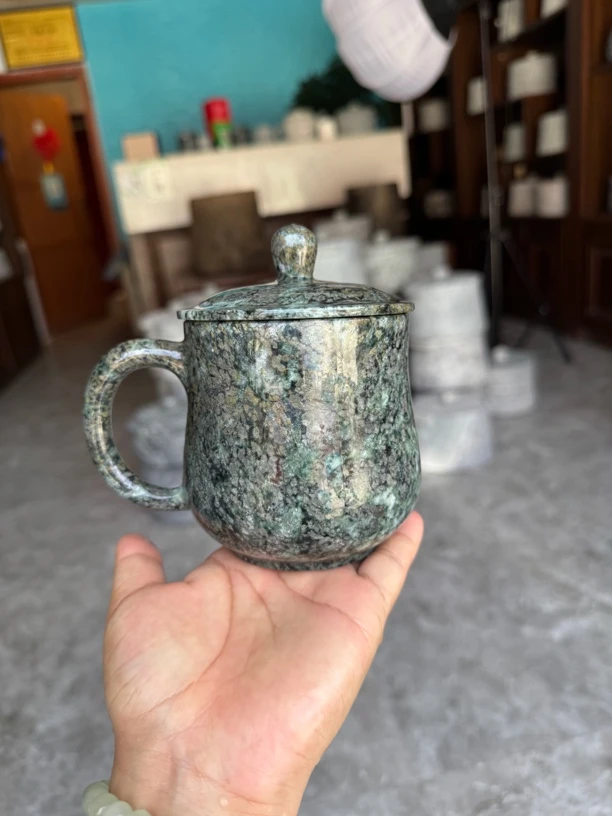墨脱纯天然皂石办公杯【小德庆家】水杯茶杯水具