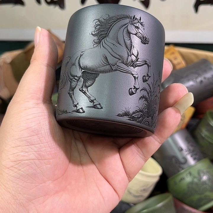 茶杯紫砂全手工紫砂主人杯