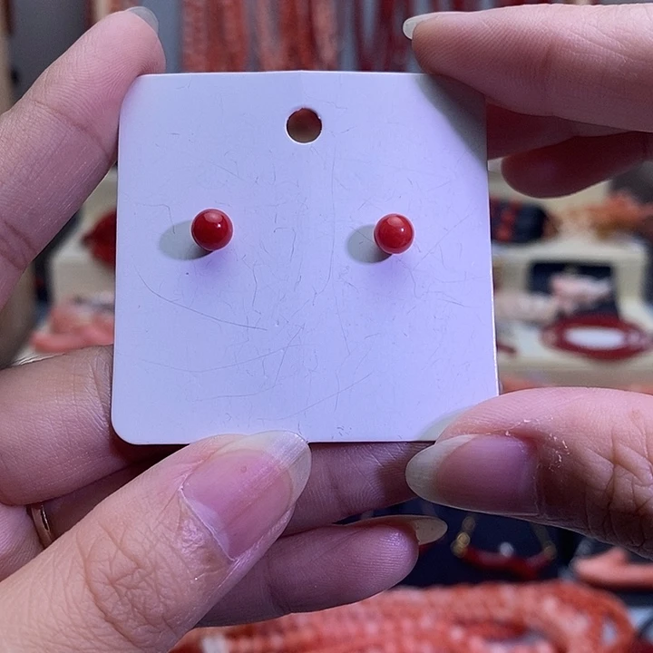 锆石非金属合金耳钉