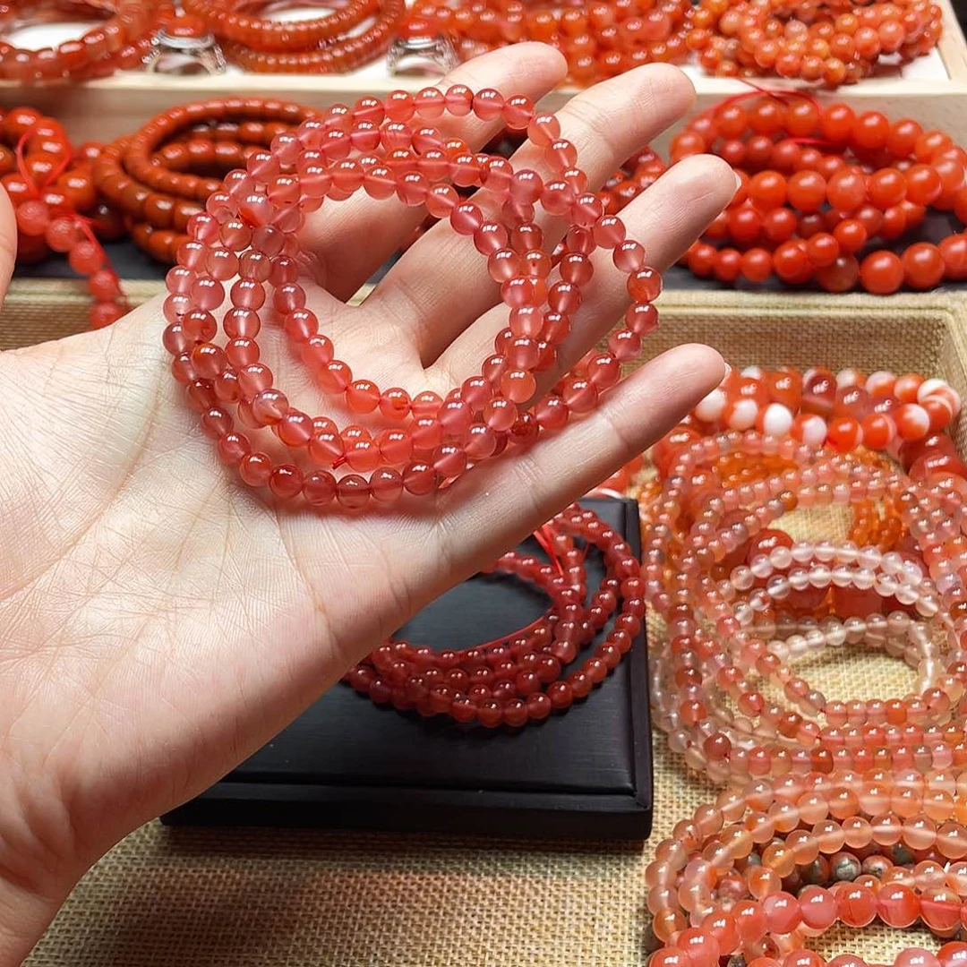 手链未镶嵌南红玛瑙美*