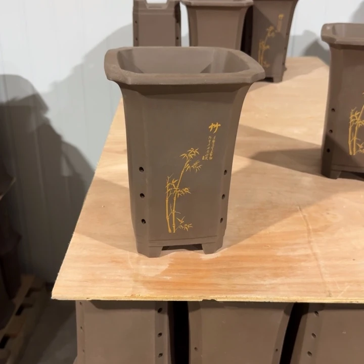 紫砂紫砂花盆破损补发