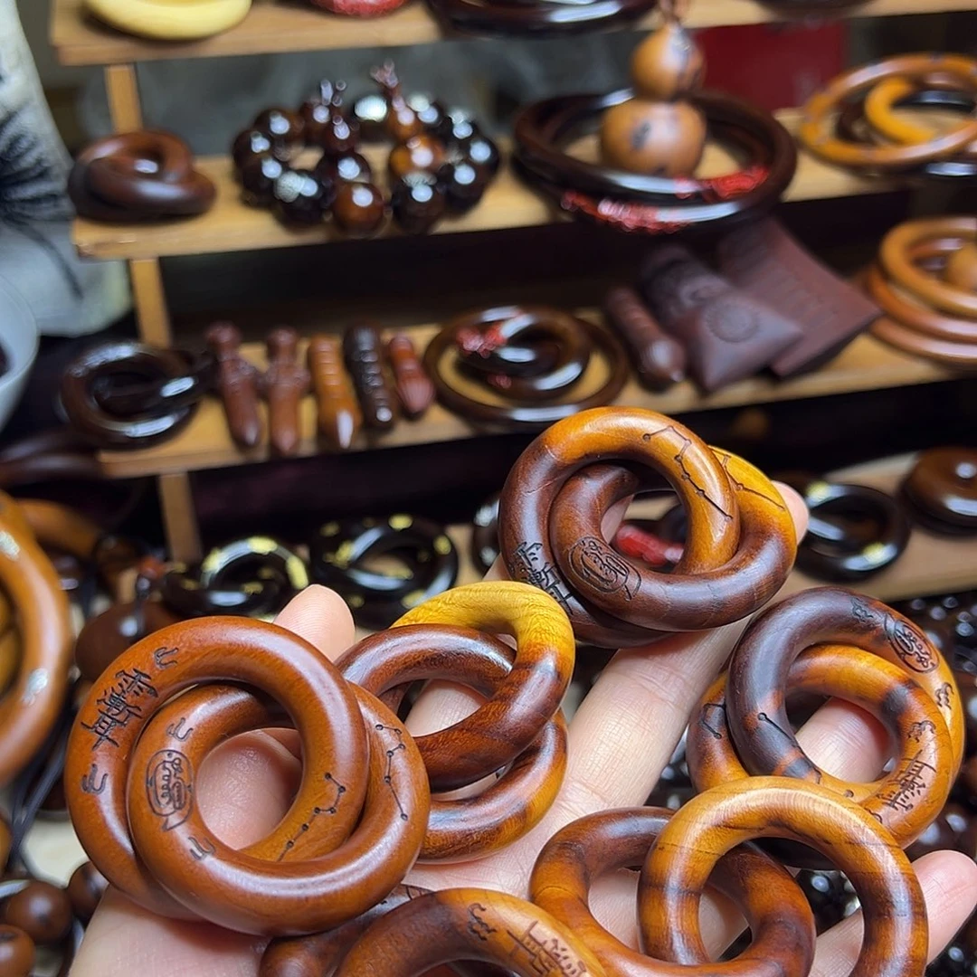 2.5内径枣木桃木乾坤圈