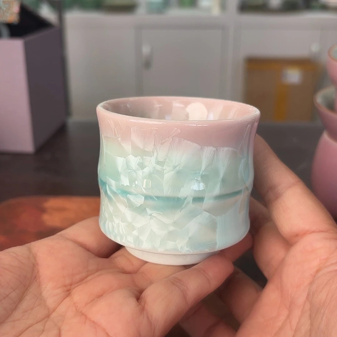 龙泉云间青瓷小米茶器
