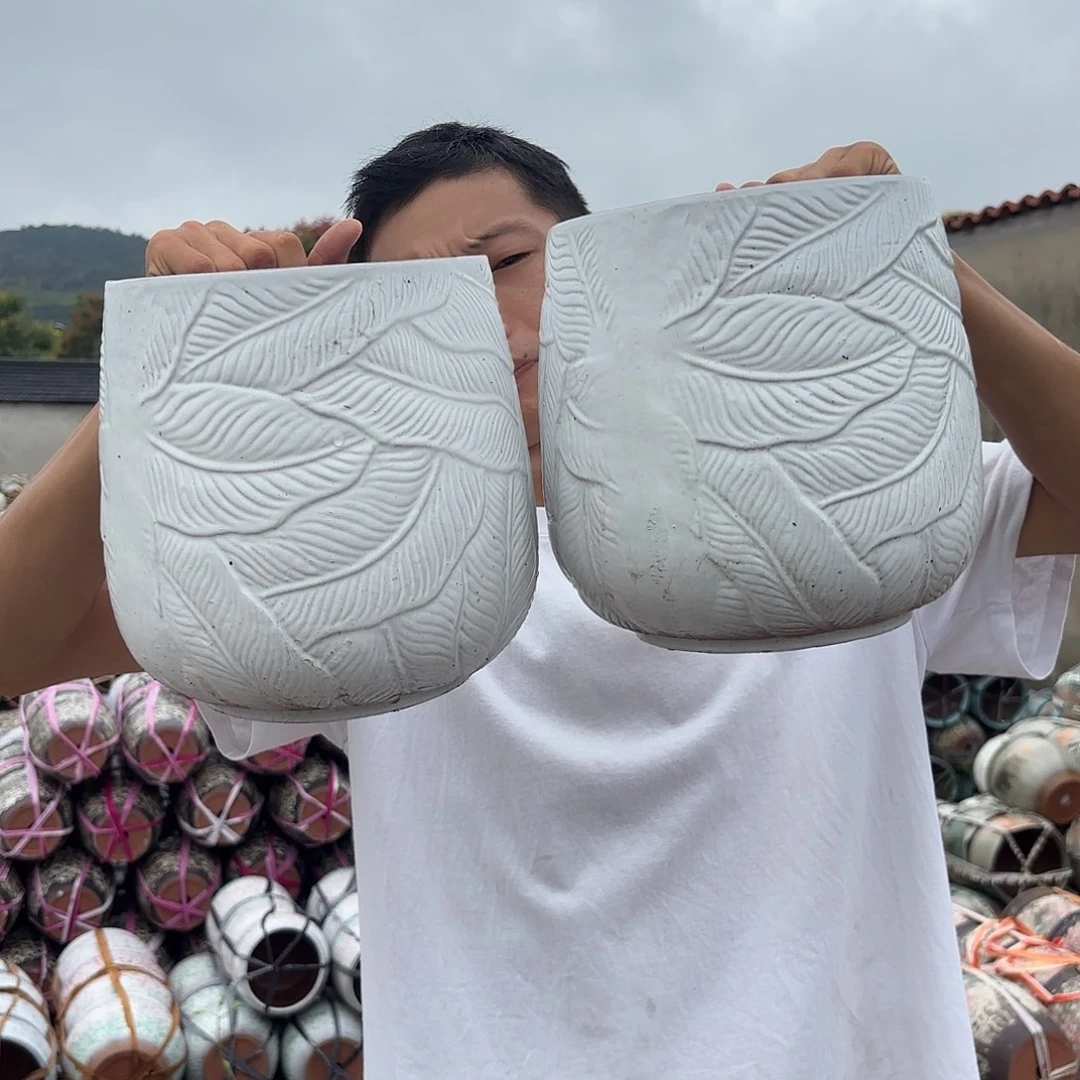 白芭蕉叶两个口径19高度21