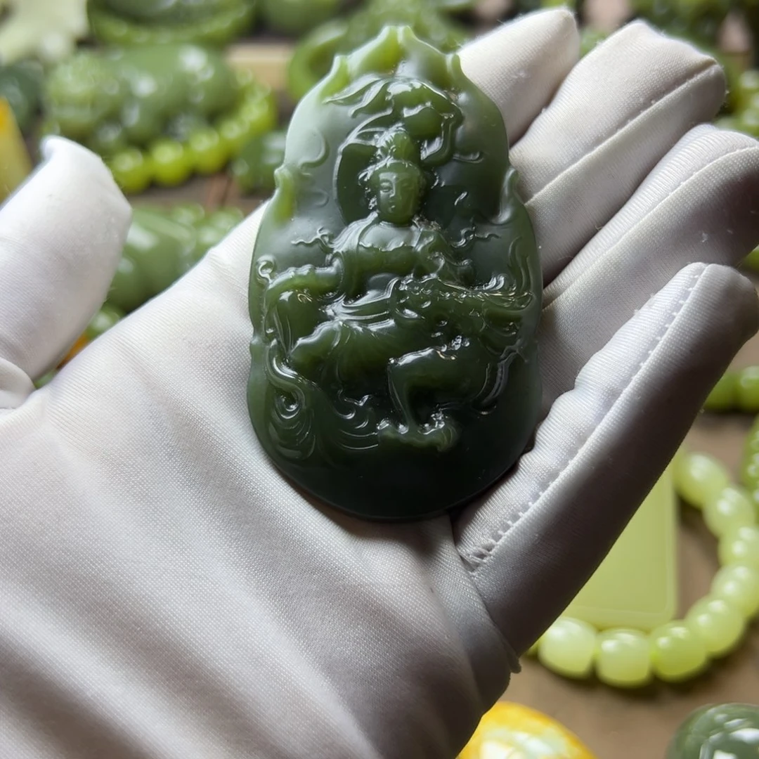 岫岩老玉（透闪石质玉）未镶嵌挂件