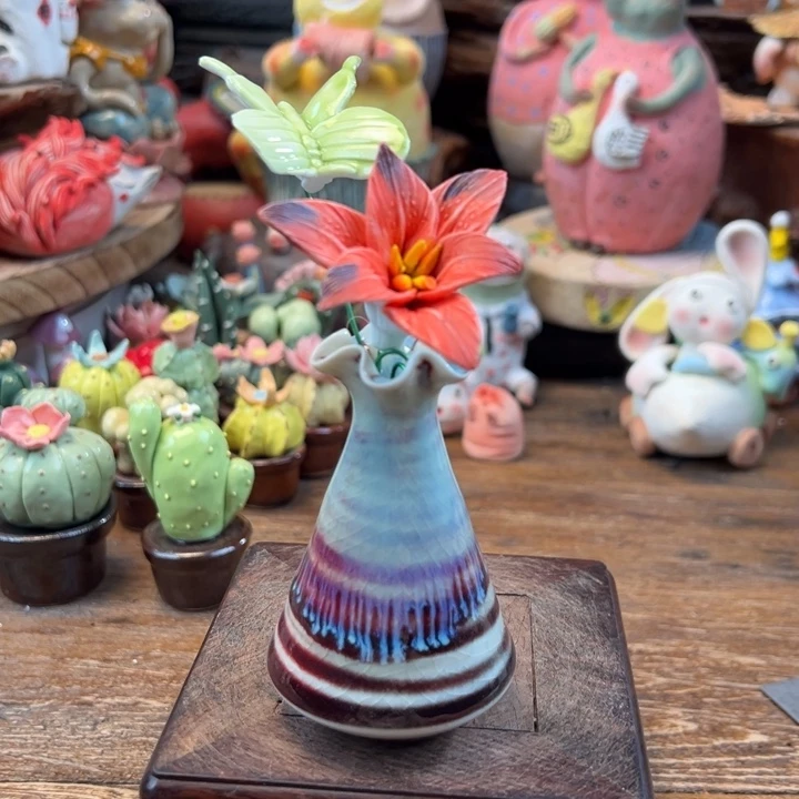 摆件陶小镇青花每日有新品