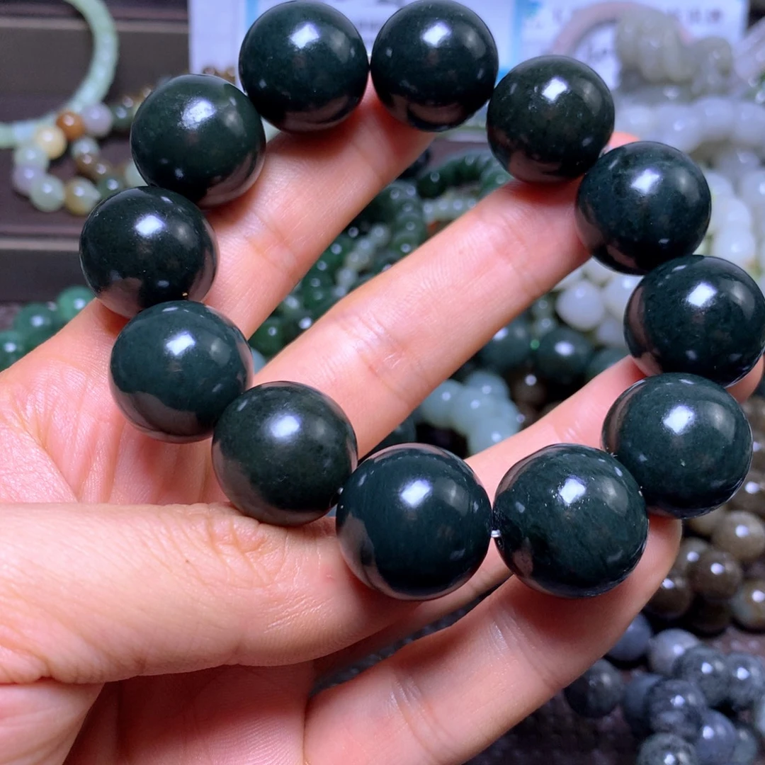 和田玉未镶嵌手串20