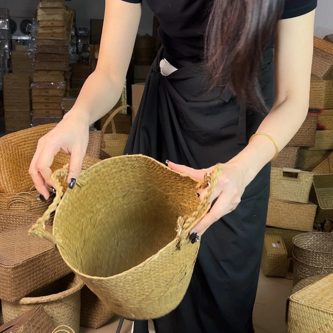 草编包/草编收纳盒微瑕疵