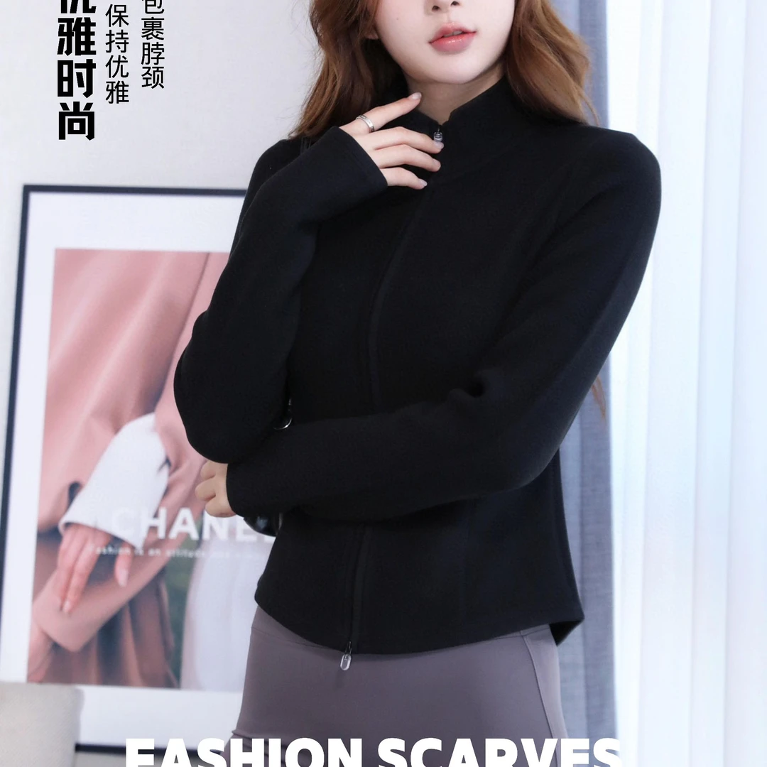 047冬季新品卫衣外套 时尚显瘦百搭女士长袖修身