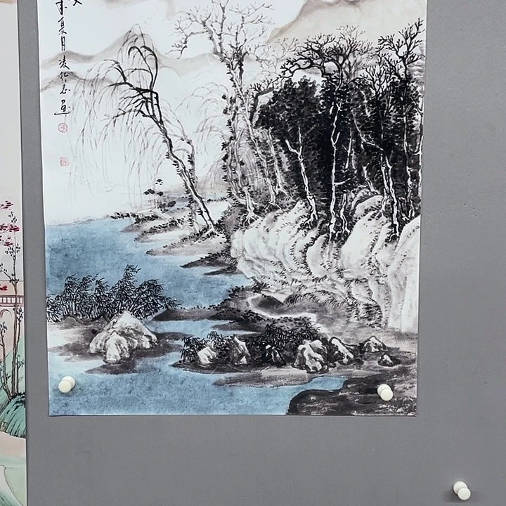 国画纯手绘国画山水画闪购链接
