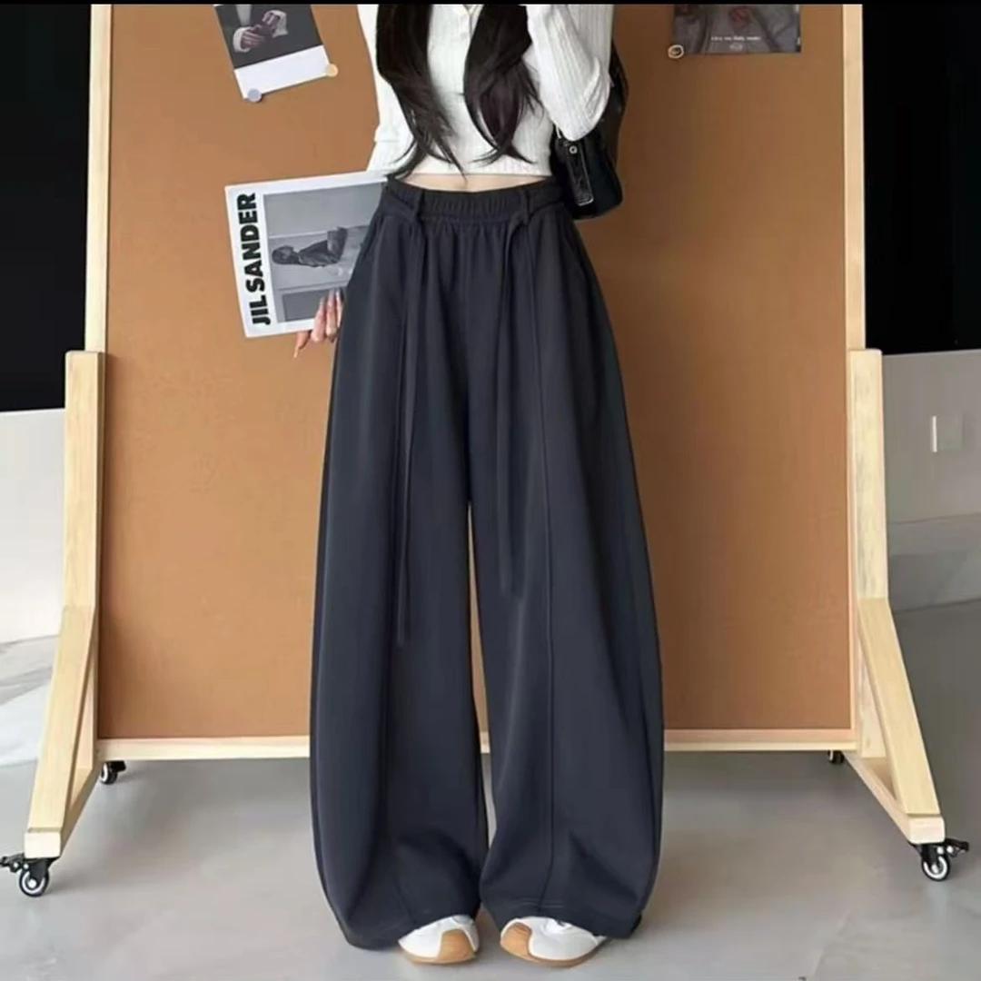 【加绒款弯刀裤】冬季新款女童宽松百搭休闲保暖显瘦zb6164简约童品