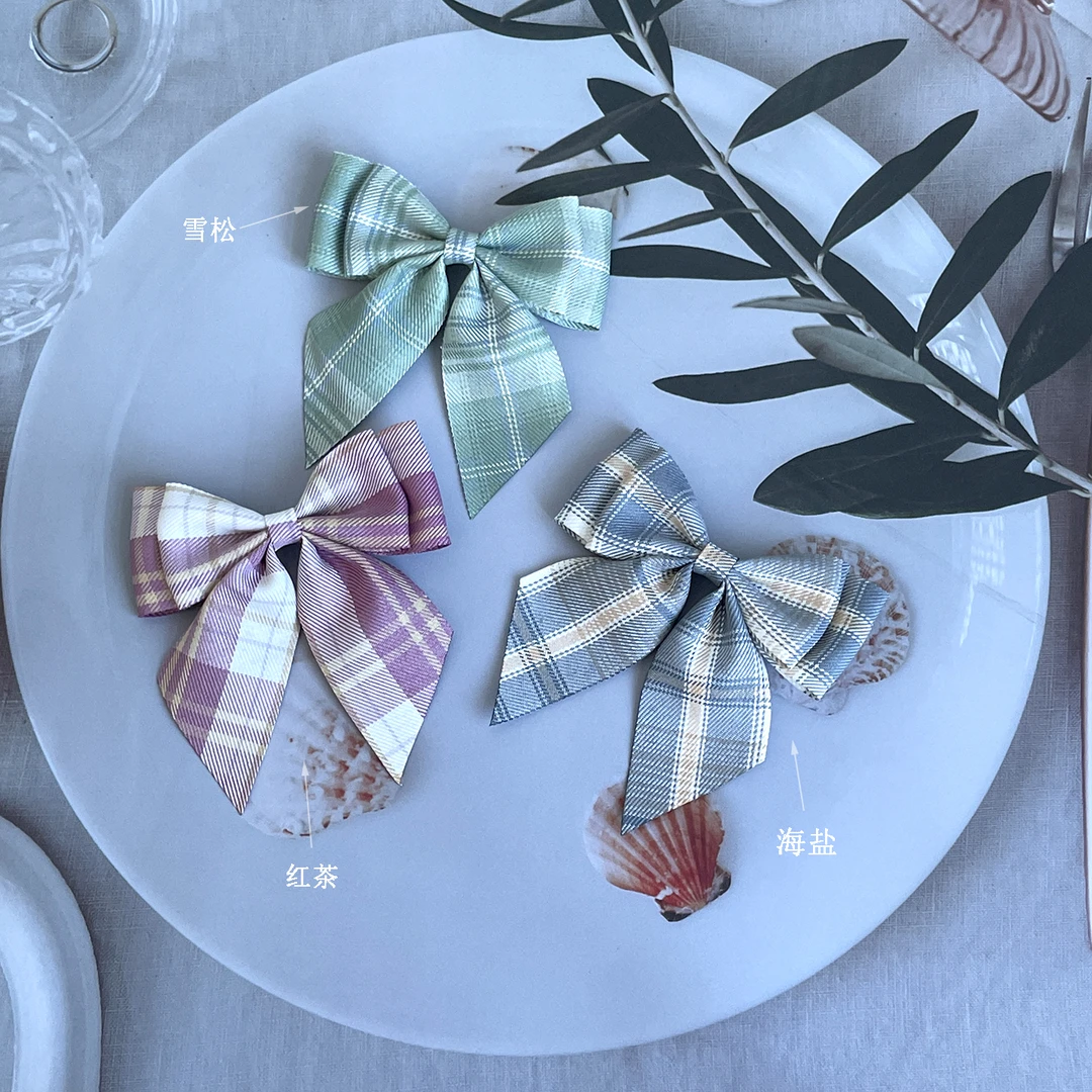 jk制服西装外套胸针装饰女秋冬款学院风校供感小物格子领结配饰