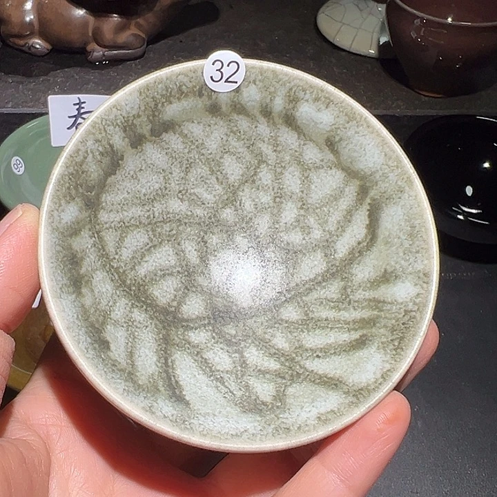 瓷便携款宋御柴烧精品主人杯