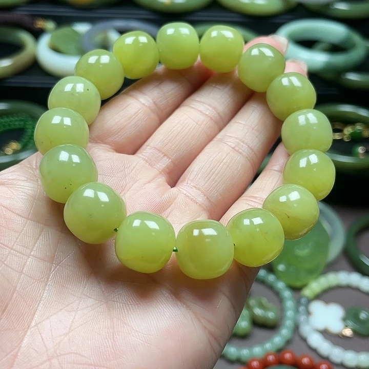 和田玉未镶嵌手链