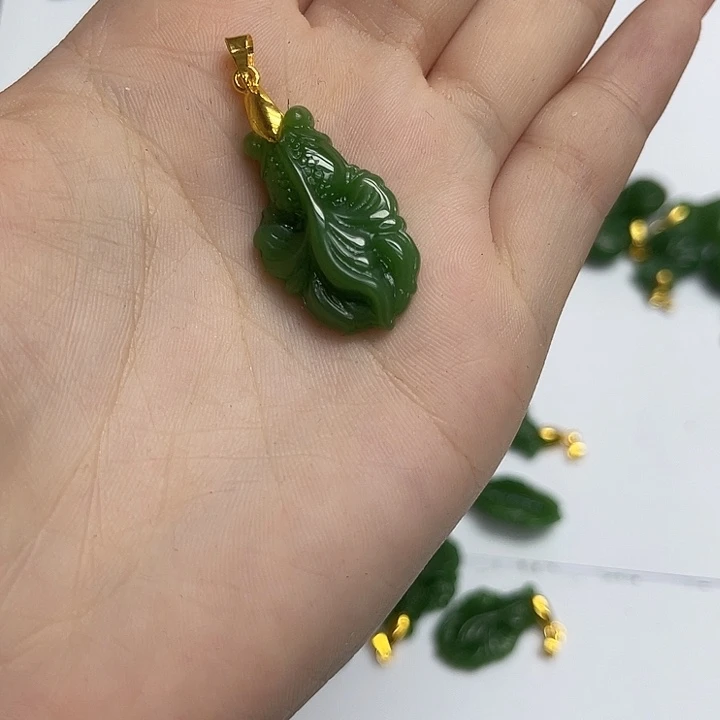 和田玉（糖玉）未镶嵌颈饰吊坠19