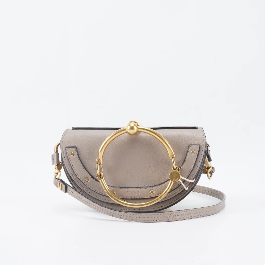 95新 Chloe/蔻依 【周周】圆环马鞍包中号/BG22012006