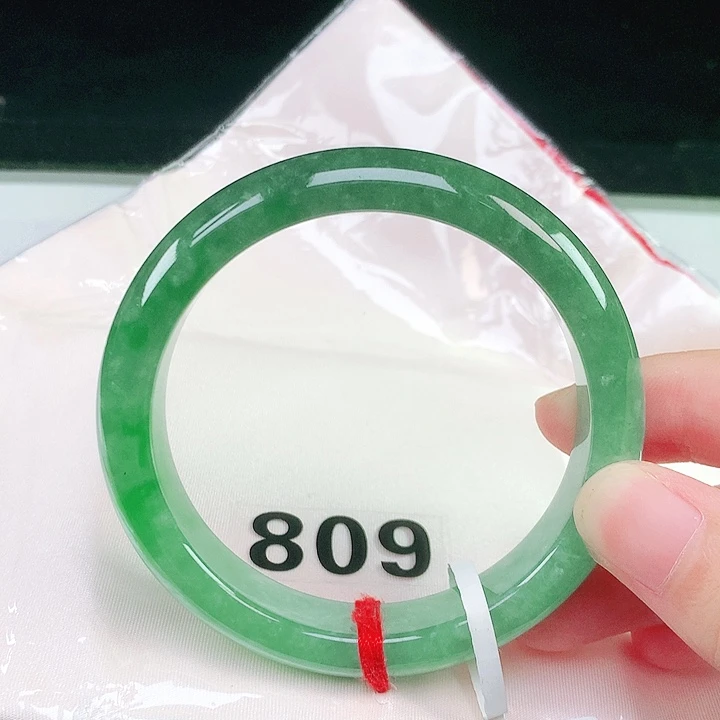 翡翠未镶嵌手镯翡翠手镯58