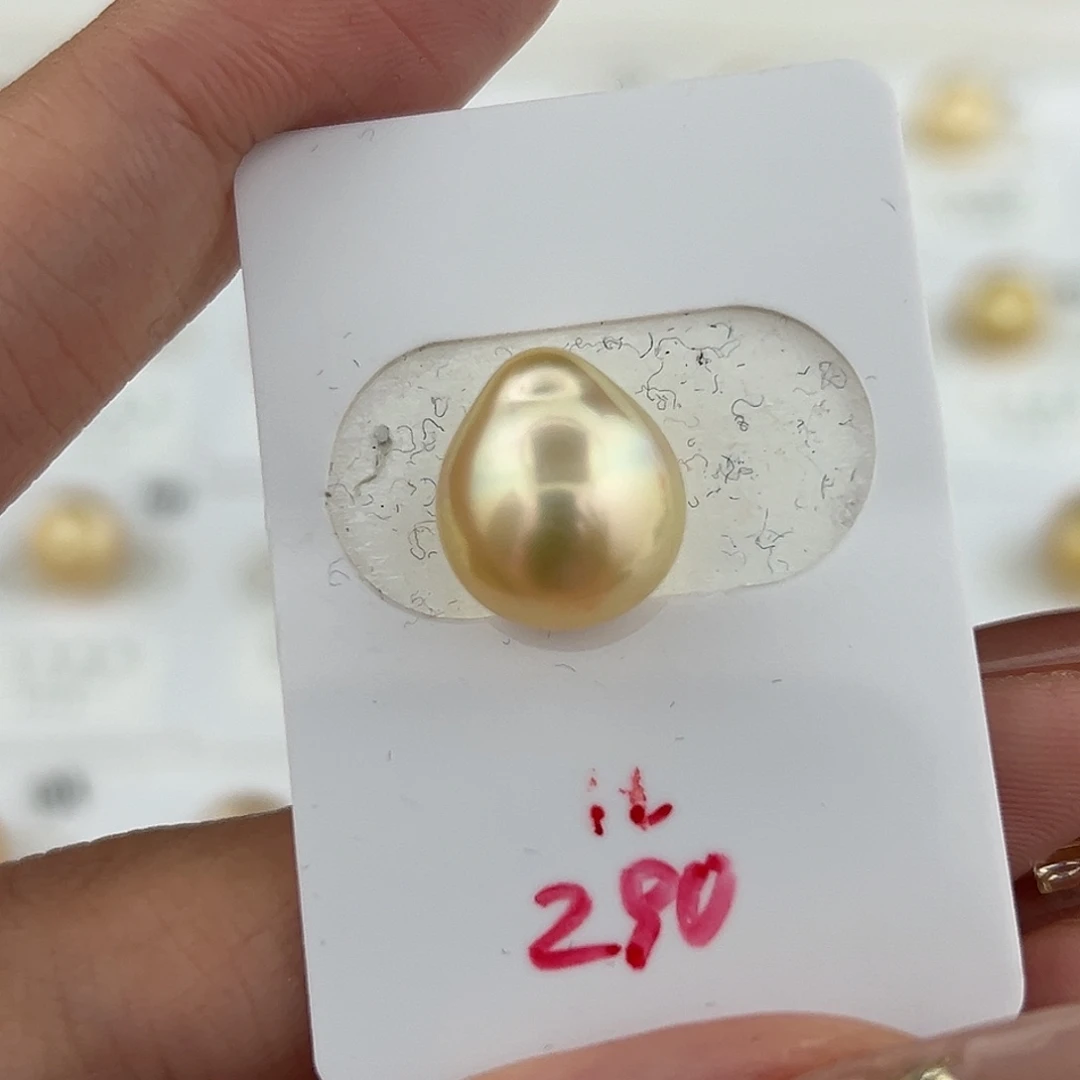 定制海水珍珠未镶嵌裸珠11.9 可背镶