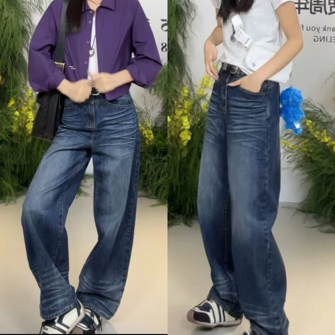 菲林家FL 1362【巅峰裤】 小众洗水立体褶皱牛仔裤