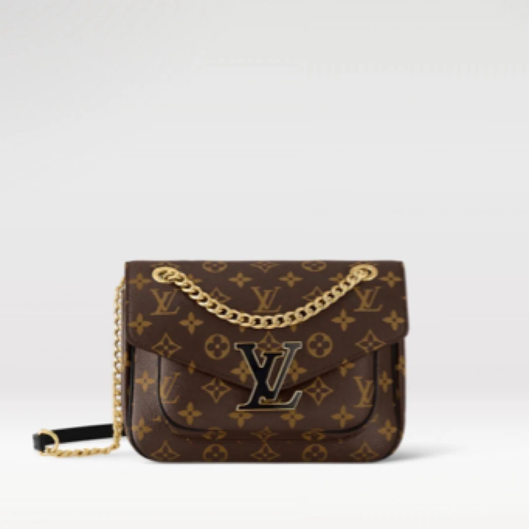 99新 LouisVuitton/路易威登 passy 邮差 芯片款/JW3694