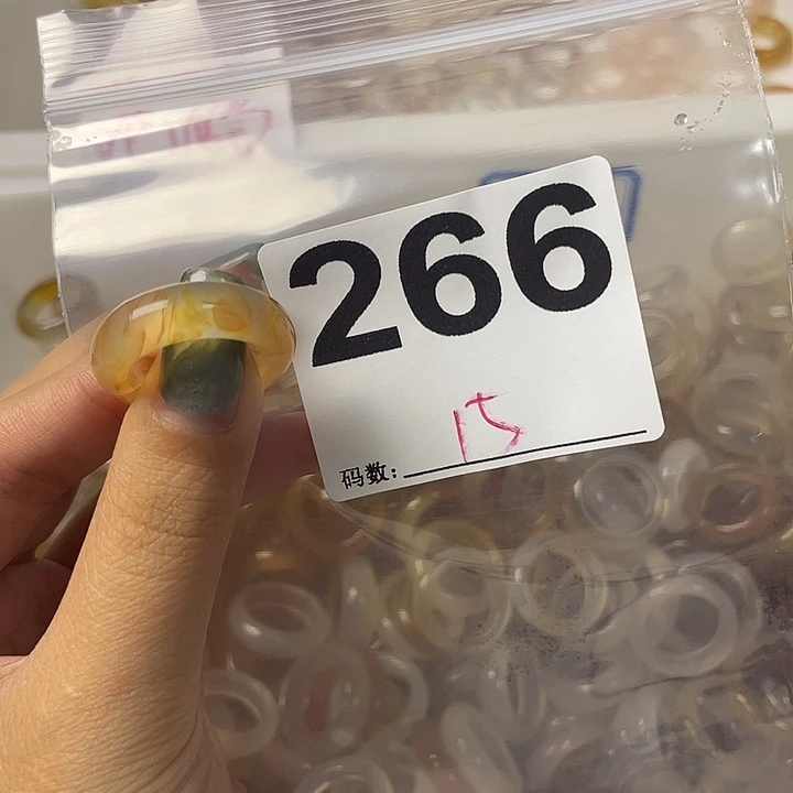 玛瑙/玉髓戒指合金266