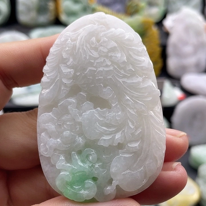 翡翠未镶嵌颈饰天然翡翠