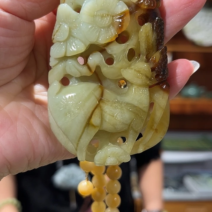 未镶嵌岫玉毛衣链